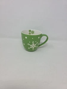 Starbucks 2007 Green & White Holiday Snowflake Becher 16 Oz - Bild 1 von 4