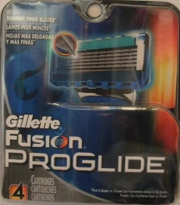 Gillette Fusion Proglide Men's Razor Blade Refills 4 Count 5 Blade Shaving - Picture 1 of 1