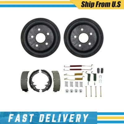 Tambores de freno traseros zapatas de freno y herrajes kit de resorte para Mazda B2300 1995-1997 Foto 1 de 4