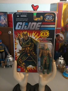 G.I. Joe 25th Anniversary 2007 Hasbro Cobra Emperor Serpentor - Picture 1 of 2