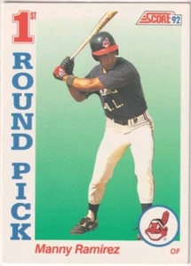 1992 Score Manny Ramirez 1st Round Pick RC #800 Rookie - Picture 1 of 2