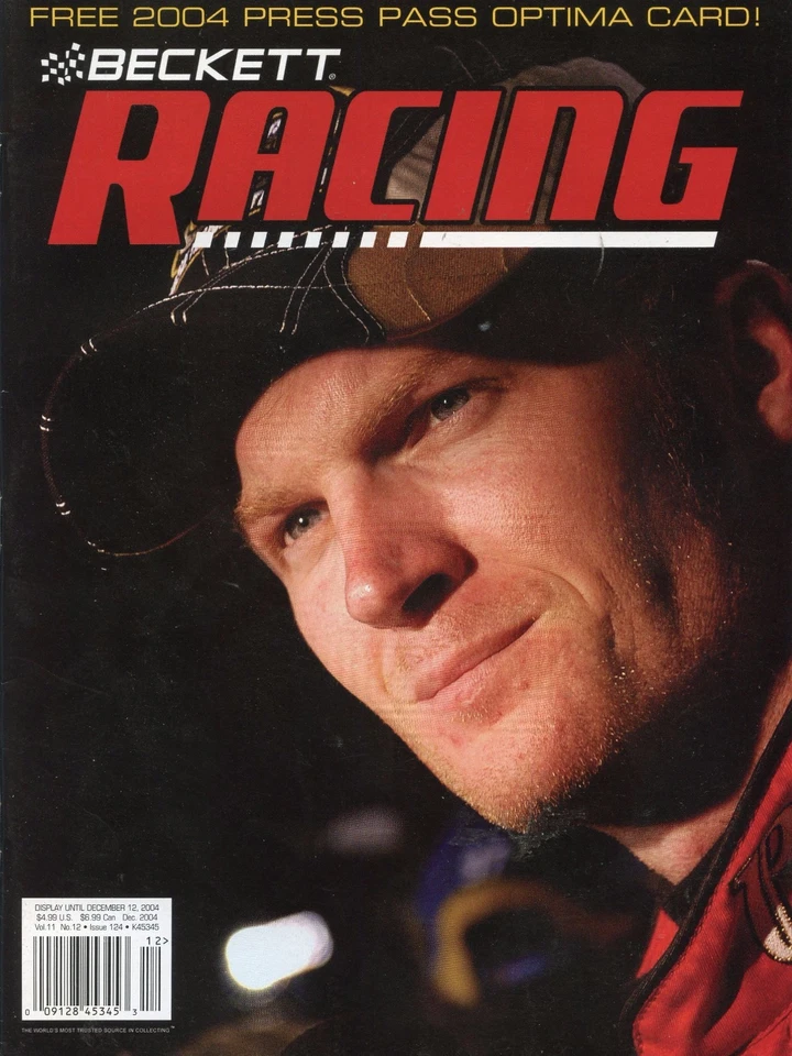 December 2004 Beckett Racing magazine  -- Dale Earnhardt Jr cover - Image 1 of 1
