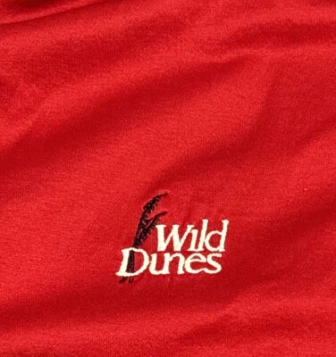 TOMMY HILFIGER X WILD DUNES GOLF SHIRT SZ LARGE MENS RARE RED PGA - Image 1 of 4