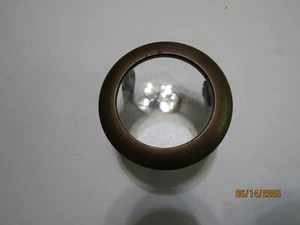 Antique Brass Desk Map Magnifying glass magnifier Tripod - Picture 1 of 6