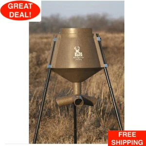 Gravity Feeder 350-Lb Capacity Deer Double Walled Hatch Lid Game Hunting Outdoor - Picture 1 of 24