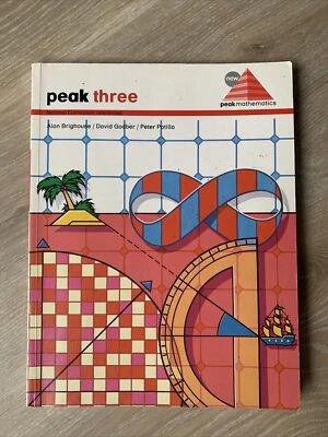 Peak Mathematics Three Textbook National Curriculum Referenced Vintage - Image 1 of 4