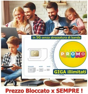 SUPER PROMO MOBILE - LA PRIMA SIM DATI 5G ILLIMITATA SENZA RESTRIZIONE - Foto 1 di 2