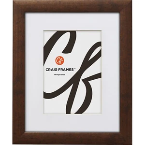Contemporary, 1 Inch Wide Rustic Copper Picture Frame With a Single Mat - Picture 1 of 6