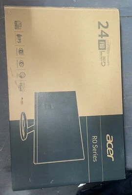 Acer R240HY bidx 23.8-Inch IPS HDMI DVI VGA (1920 x 1080) Widescreen LCD Monitor - Image 1 of 3