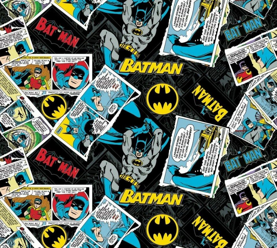 Marvel DC Comics Fabric By The 1/4 Yard - CHOOSE SUPERHERO PRINT - 100% Cotton  - Image 1 of 1