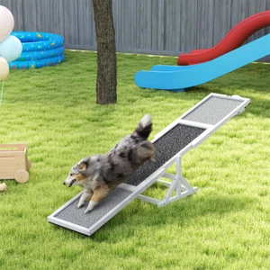 Wooden Dog Agility Seesaw for Training and Exercise, Platform Run Game Toy - Picture 1 of 8