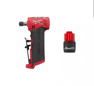 Milwaukee M12 FUEL Brushless 1/4 in. Right Angle Die Grinder With Battery,  New. - Picture 1 of 1
