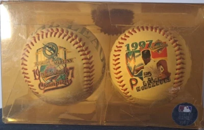1997 Florida Marlins World Series Champions Official Baseballs Livan Hernandez - Image 1 of 4