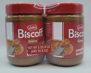 Lotus Biscoff Creamy Cookie Butter - Vegan - Pack of 2 x 25.4 Oz - Total 50.8 Oz - Picture 1 of 7