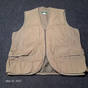 VTG Game Winner Sportswear Hunting and Shooting Vest Size Large Brown - Picture 1 of 8