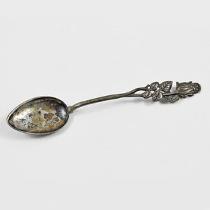 Cucchiaio piccolo Hildesheimer Rose C. Widmann / argento 800 / cucchiaio moka / cucchiaio - Foto 1 di 5