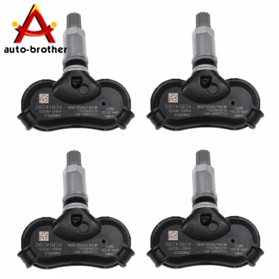 Sensor de presión de neumáticos transmisor TPMS 42607-0C070 para Toyota Sienna Tundra 4 piezas Foto 1 de 4