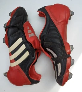 Botas de fútbol Adidas Predator Mania negras rojas (2002) SG UK 5.5 US 6 EU 38.6 - Imagen 1 de 12