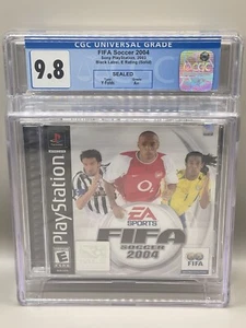 FIFA Soccer 2004 Sealed CGC Graded Playstation 1 Game Del Piero Henry Ronaldinho - Picture 1 of 3