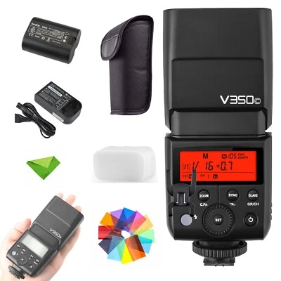 Godox V350C 2.4G TTL HSS Speedlite Flash for Canon with Li-ion Battery - Image 1 of 4