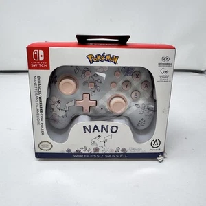 PowerA Nano Enhanced Wireless Controller for Nintendo Switch -Pikachu Garden NIB - Picture 1 of 8