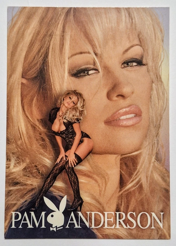 BEST OF PAMELA ANDERSON PROMO CARD #P 1996 SPORTS TIME - Image 1 of 2