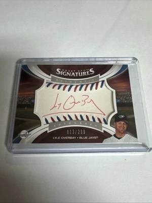Upper Deck 2006 - Lyle Overbay - Sweet Spot Signatures automático/299 - Blue Jays Foto 1 de 2