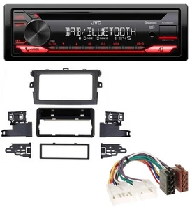 JVC CD DAB USB Bluetooth MP3 Autoradio für Toyota Corolla 2009-2012 silber - Bild 1 von 7