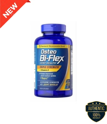 Osteo Bi-Flex Triple Fuerza Suplemento de Soporte Articular con Vitamina D 220 Cápsula Foto 1 de 4