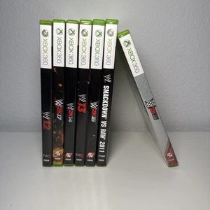 XBOX 360 WWE 7 Spiele *NICHT GETESTET* - Bild 1 von 16
