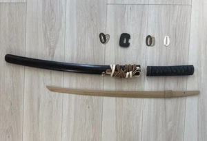 Samurai Japanese sword "Koshirae" handle, saya, tsuba Japanese antique - Picture 1 of 24