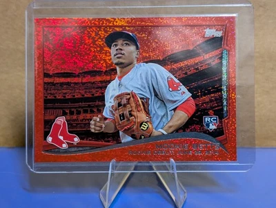 CHASER PACK. 2014 Topps Rookie Debut Mookie Betts #US-301 Red Hot Foil(RC) Chase - Image 1 of 4