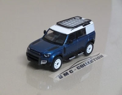 LAND ROVER NEW DEFENDER 110 2020 BLU BLUE MET. TARMAC 1/64 - Immagine 1 di 3