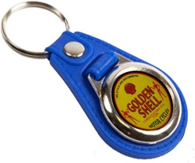 CASTROL R, ESSO, SHELL STICK MAN, Leather Look Key Rings - Image 1 of 2