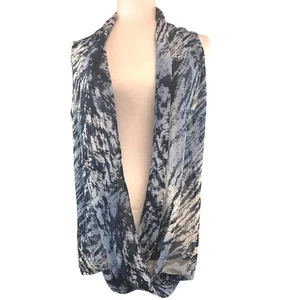 Size Large blues cover 21" pit to pit collar 30" in back sleeveless shear  - Picture 1 of 10