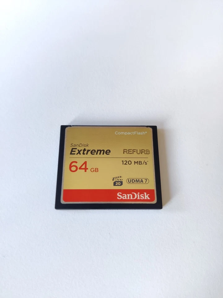 SanDisk Extreme 64GB 120mb/s CF Compact Flash Memory Card - Image 1 of 1
