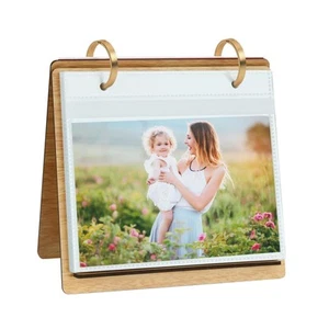 60 Pockets of 4x6 Photo Frame Flip Photo Album on Stand 4x6 Picture Frames Co... - Picture 1 of 7
