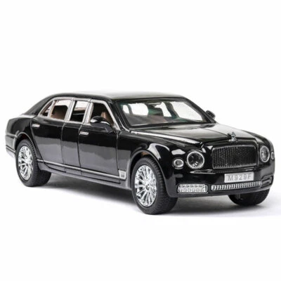 1:24 Bentley Mulsanne Model Car Diecast Toy Cars Toys for Boys Kids Gifts Black - Image 1 of 4