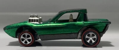 EX/NM HOT WHEELS 1968 REDLINE  PYTHON US GREEN w/ WHITE INT~ ORIGINAL SWEET 16 - Image 1 of 4