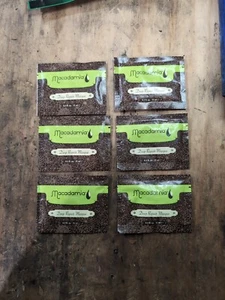6- MACADAMIA NATURAL OIL DEEP REPAIR MASQUE PACKS 0.5 Fl OZ Each - Picture 1 of 3