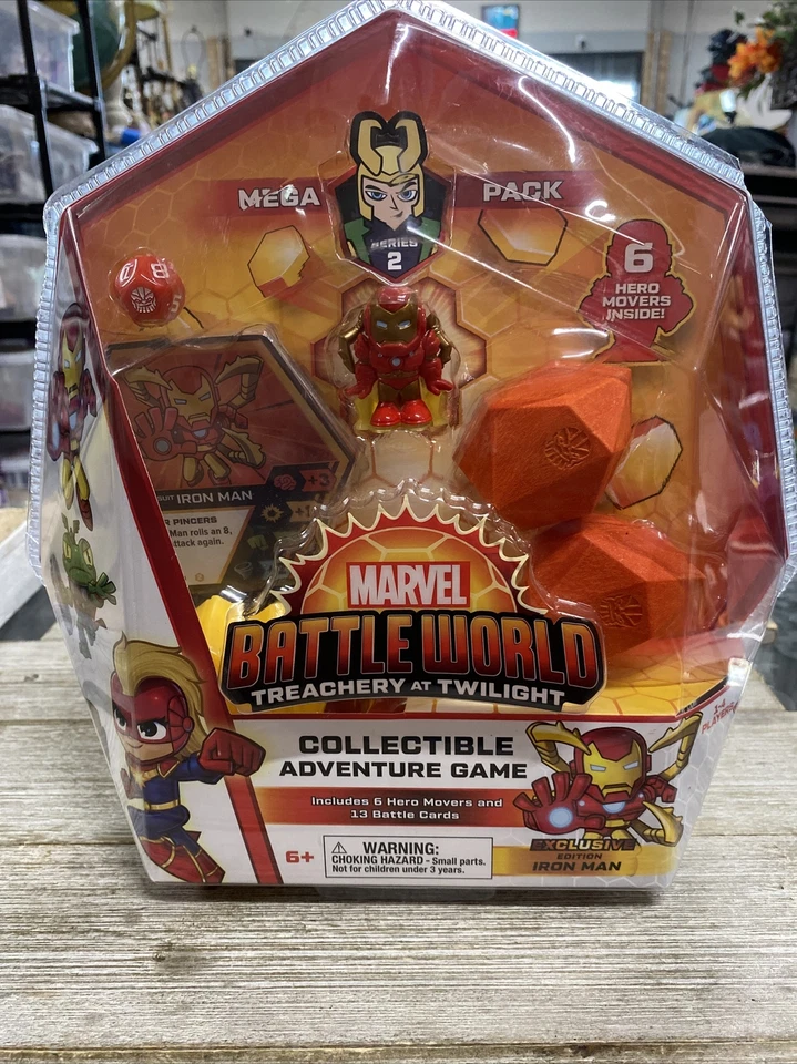Marvel Battle World Treachery At Twilight 收藏冒险游戏 - 钢铁侠 — 第 1/4 张图片