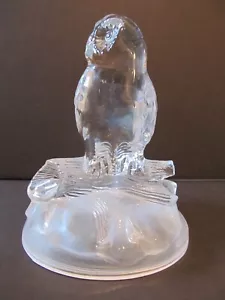 Cristal D'Arques Sammlerstück Kristall Eule Briefbeschwerer Figur - Bild 1 von 9