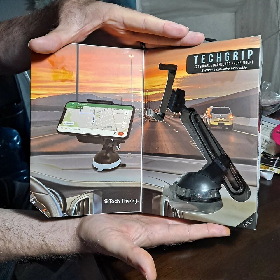 Tech Grip Extendable Dashboard Phone Mount By Tech Theory - Image 1 of 4