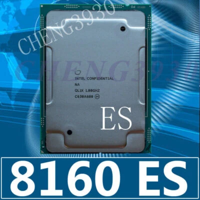 Intel Xeon 8160 ES Platinum LGA 3647 1.8GHz 24 Core QL1K  Scalable CPU Processor - Image 1 of 4