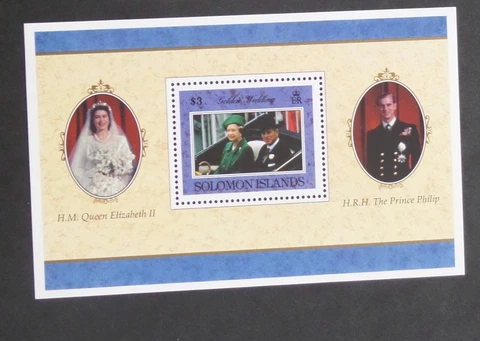 Solomon Islands 1997 50th Golden Wedding Anniversary MS UM MNH unmounted Cover