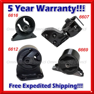 K536 Fits 1995-1996 Mitsubishi Mirage 1.5L AUTO Motor & Transmission Mount 4pc - Image 1 of 4