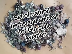 for Gin Style Aviation Set of natural herbs and spices. alcohol Moonshine Gin - Picture 1 of 1