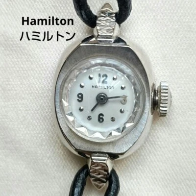 Relógio de pulso Hamilton antigo 10K RGP folheado a ouro estojo feito nos EUA enrolado à mão usado - Imagem 1 de 4