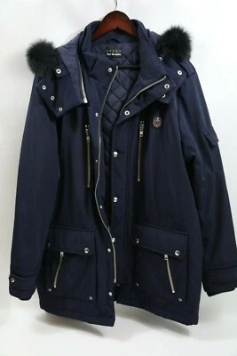 #222 The Kooples Fur Hooded Water Resistant Parka Size XL - Image 1 of 4