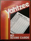 Vintage 1991 The Original Yahtzee 80 SCORE CARDS New in Box, not sealed.